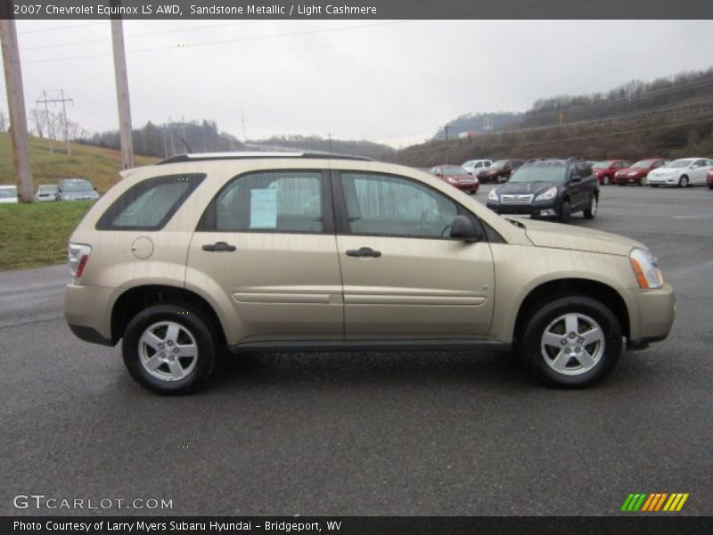 Sandstone Metallic / Light Cashmere 2007 Chevrolet Equinox LS AWD