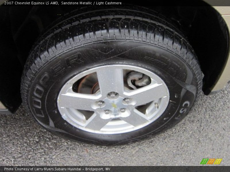 Sandstone Metallic / Light Cashmere 2007 Chevrolet Equinox LS AWD