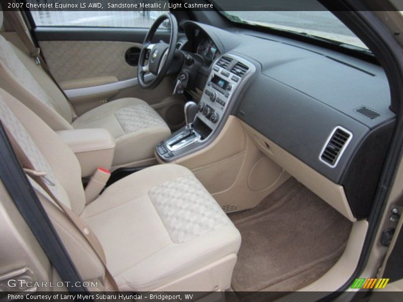 Sandstone Metallic / Light Cashmere 2007 Chevrolet Equinox LS AWD