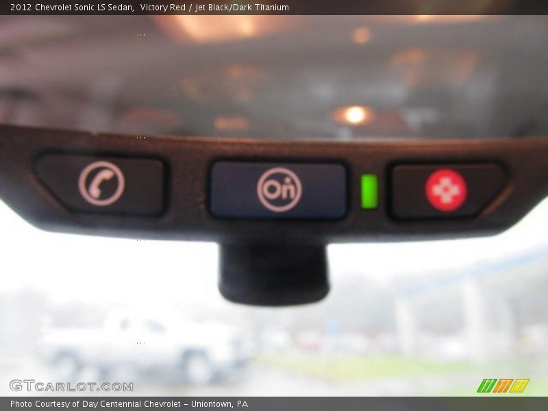 Victory Red / Jet Black/Dark Titanium 2012 Chevrolet Sonic LS Sedan