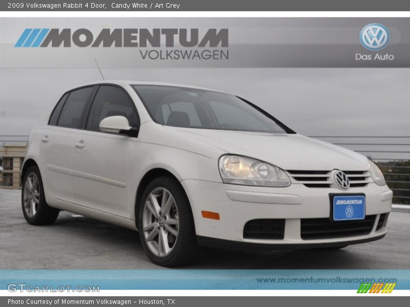 Candy White / Art Grey 2009 Volkswagen Rabbit 4 Door
