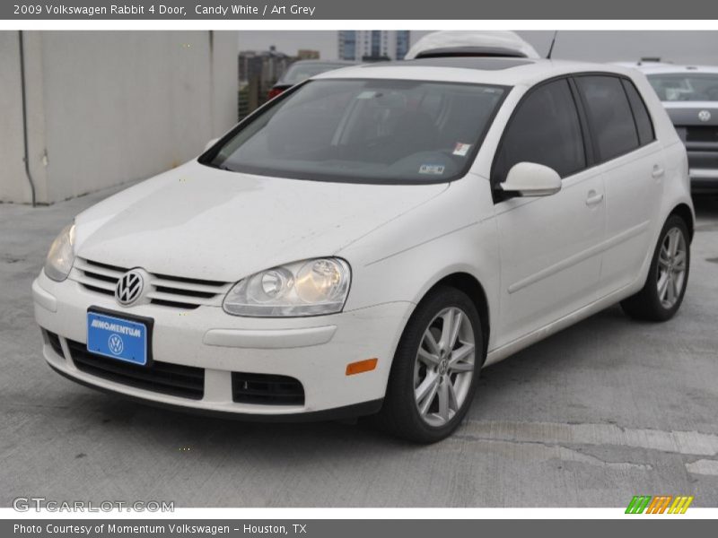 Candy White / Art Grey 2009 Volkswagen Rabbit 4 Door