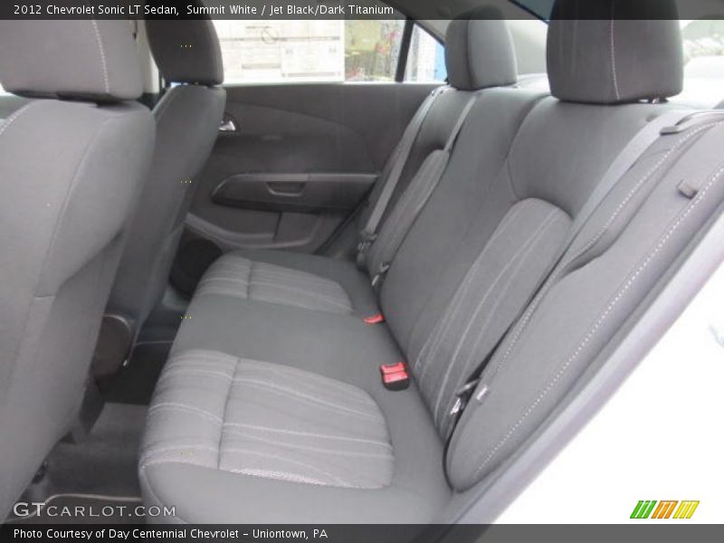 Summit White / Jet Black/Dark Titanium 2012 Chevrolet Sonic LT Sedan