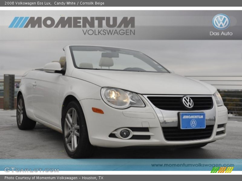 Candy White / Cornsilk Beige 2008 Volkswagen Eos Lux