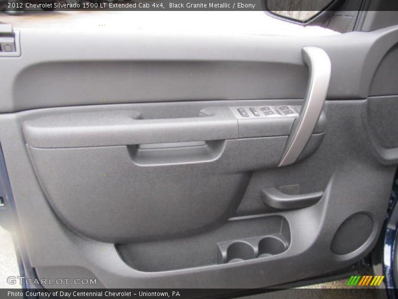 Black Granite Metallic / Ebony 2012 Chevrolet Silverado 1500 LT Extended Cab 4x4