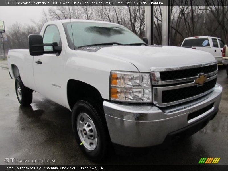 Front 3/4 View of 2012 Silverado 2500HD Work Truck Regular Cab 4x4