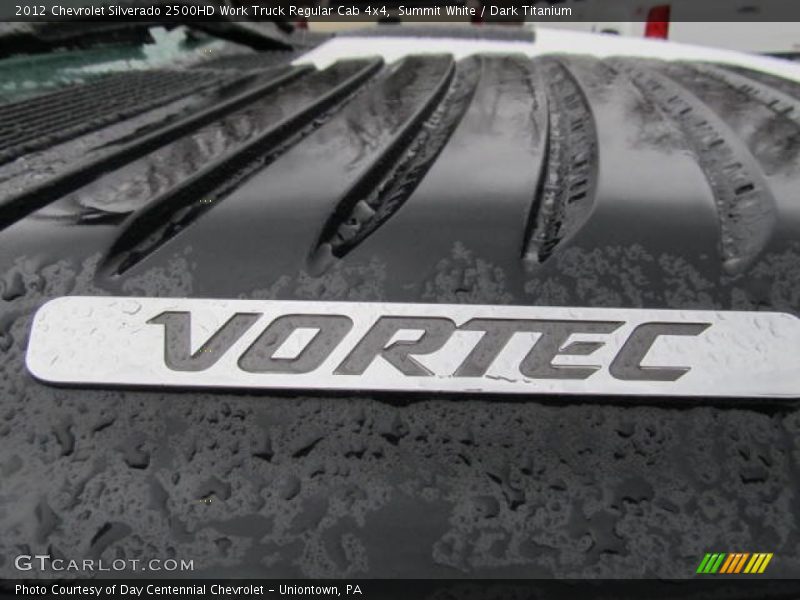 Summit White / Dark Titanium 2012 Chevrolet Silverado 2500HD Work Truck Regular Cab 4x4
