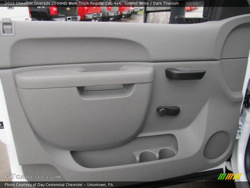 Summit White / Dark Titanium 2012 Chevrolet Silverado 2500HD Work Truck Regular Cab 4x4