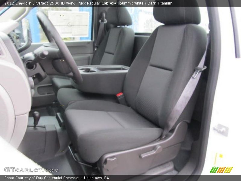 Summit White / Dark Titanium 2012 Chevrolet Silverado 2500HD Work Truck Regular Cab 4x4