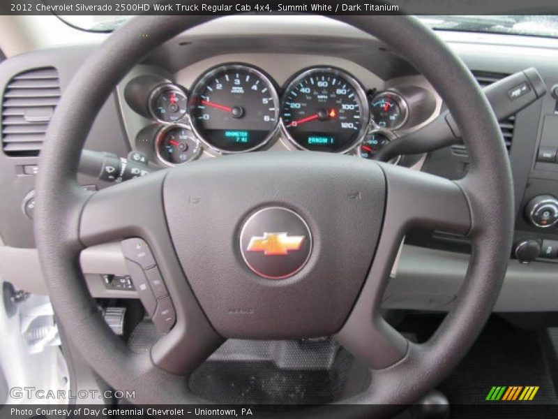  2012 Silverado 2500HD Work Truck Regular Cab 4x4 Steering Wheel