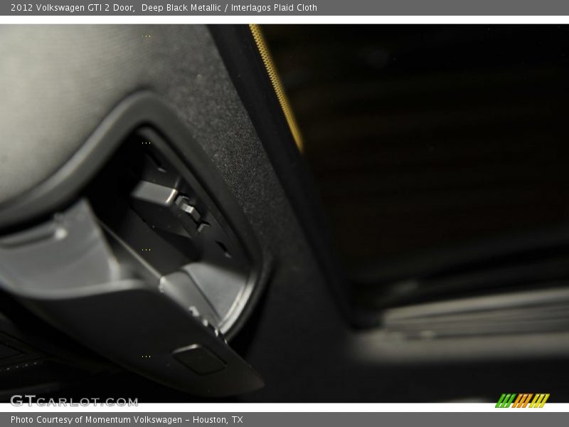 Deep Black Metallic / Interlagos Plaid Cloth 2012 Volkswagen GTI 2 Door