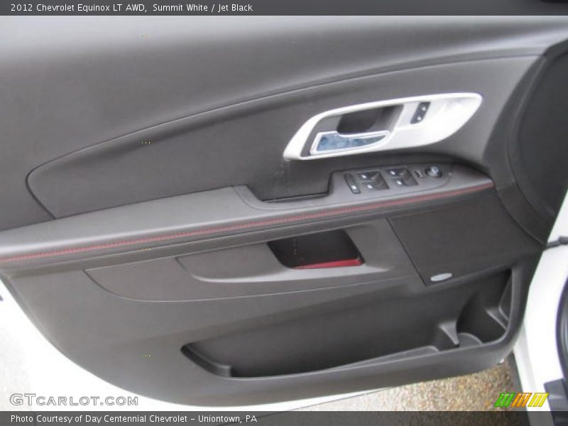Summit White / Jet Black 2012 Chevrolet Equinox LT AWD