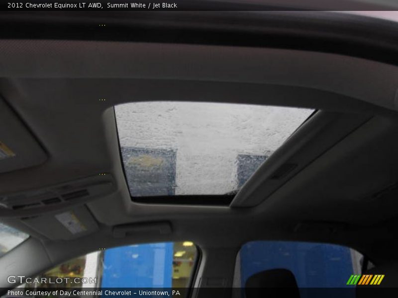 Summit White / Jet Black 2012 Chevrolet Equinox LT AWD