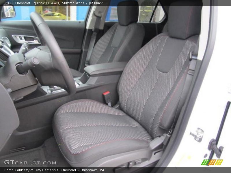 Summit White / Jet Black 2012 Chevrolet Equinox LT AWD