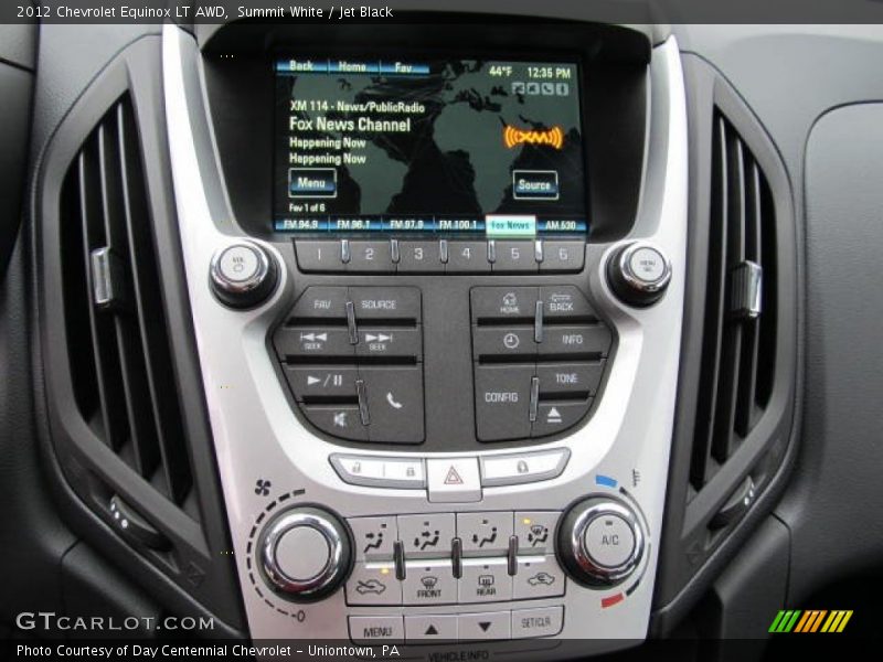 Summit White / Jet Black 2012 Chevrolet Equinox LT AWD