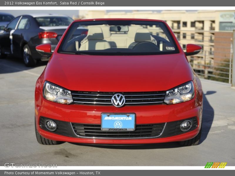 Salsa Red / Cornsilk Beige 2012 Volkswagen Eos Komfort