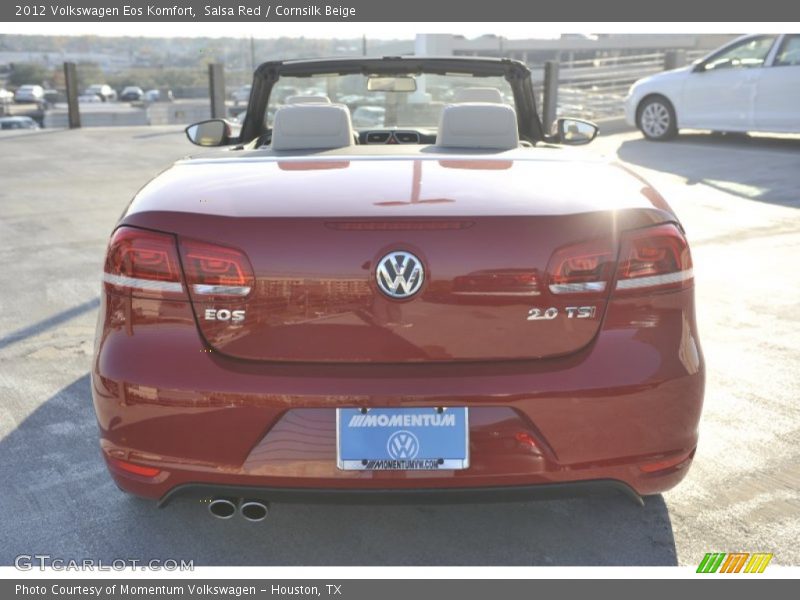 Salsa Red / Cornsilk Beige 2012 Volkswagen Eos Komfort