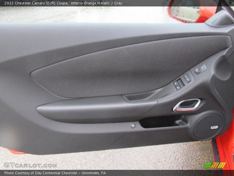 Inferno Orange Metallic / Gray 2012 Chevrolet Camaro SS/RS Coupe