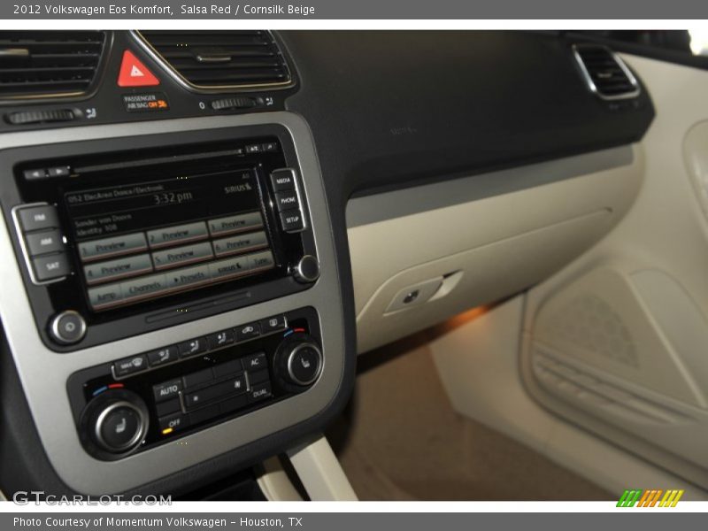 Salsa Red / Cornsilk Beige 2012 Volkswagen Eos Komfort
