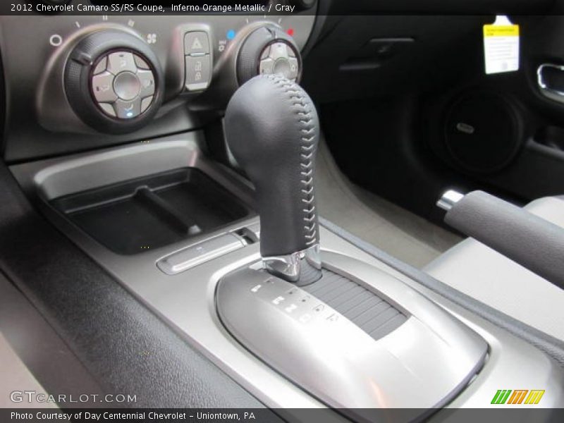 Inferno Orange Metallic / Gray 2012 Chevrolet Camaro SS/RS Coupe