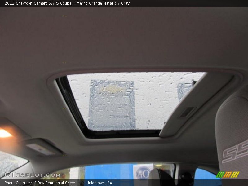 Inferno Orange Metallic / Gray 2012 Chevrolet Camaro SS/RS Coupe