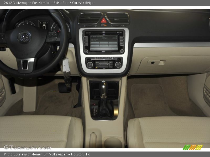 Salsa Red / Cornsilk Beige 2012 Volkswagen Eos Komfort