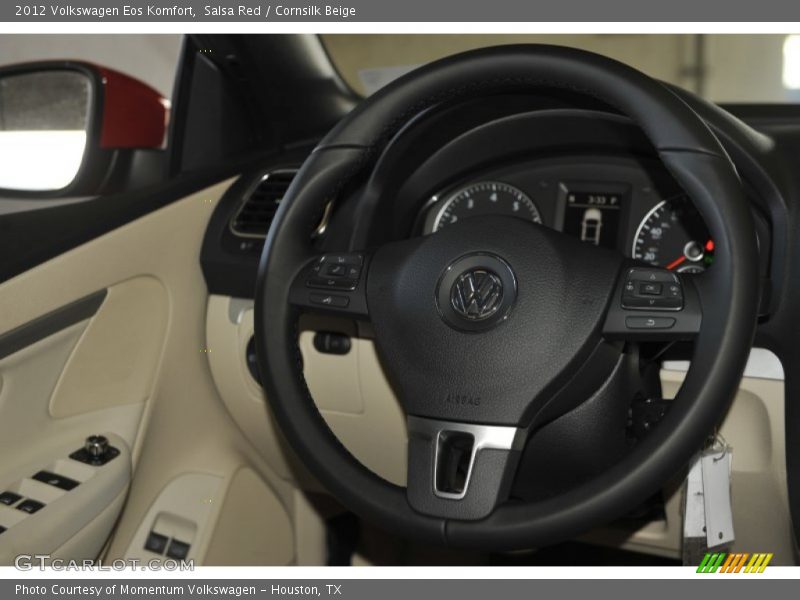 Salsa Red / Cornsilk Beige 2012 Volkswagen Eos Komfort