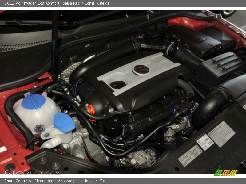 Salsa Red / Cornsilk Beige 2012 Volkswagen Eos Komfort