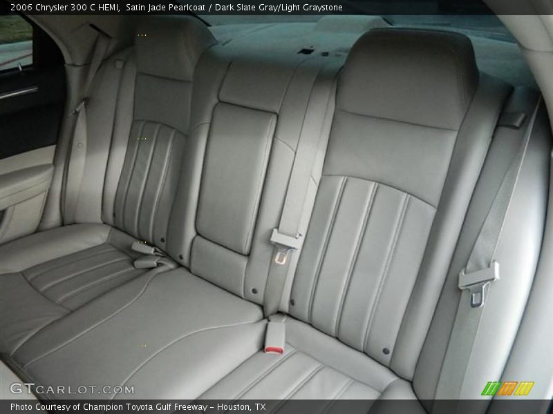 Satin Jade Pearlcoat / Dark Slate Gray/Light Graystone 2006 Chrysler 300 C HEMI