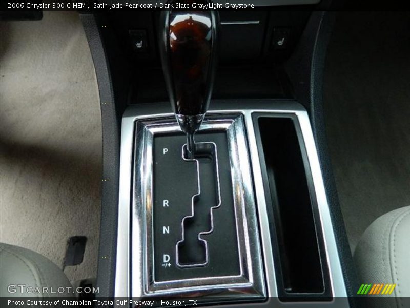 Satin Jade Pearlcoat / Dark Slate Gray/Light Graystone 2006 Chrysler 300 C HEMI