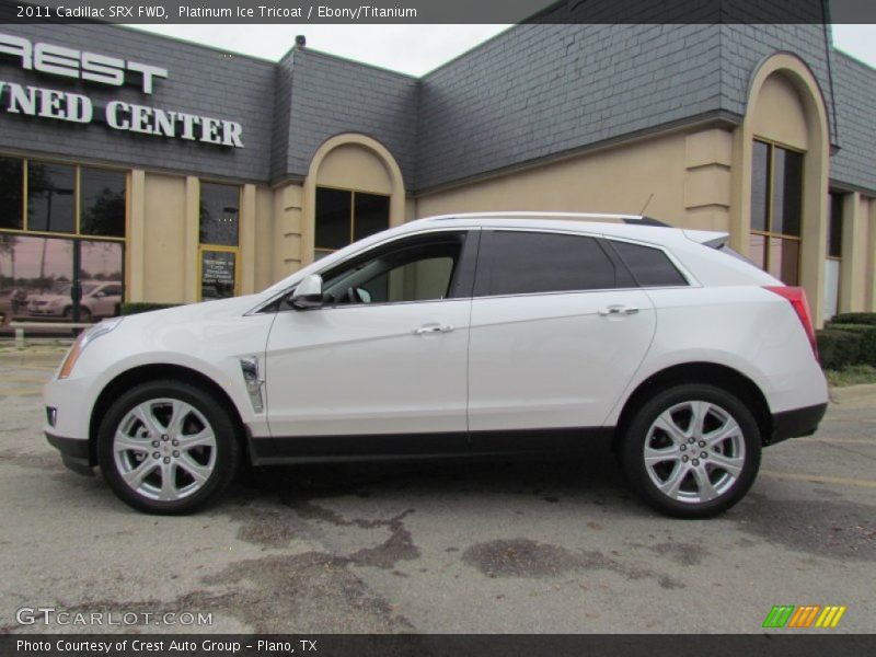 Platinum Ice Tricoat / Ebony/Titanium 2011 Cadillac SRX FWD