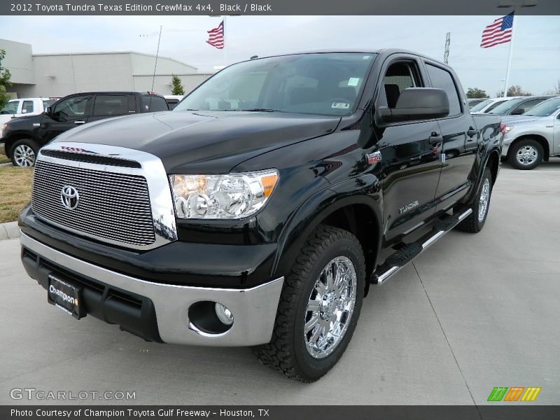 Black / Black 2012 Toyota Tundra Texas Edition CrewMax 4x4