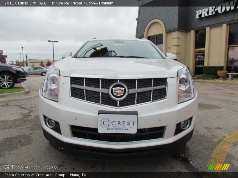 Platinum Ice Tricoat / Ebony/Titanium 2011 Cadillac SRX FWD