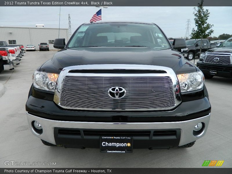 Black / Black 2012 Toyota Tundra Texas Edition CrewMax 4x4
