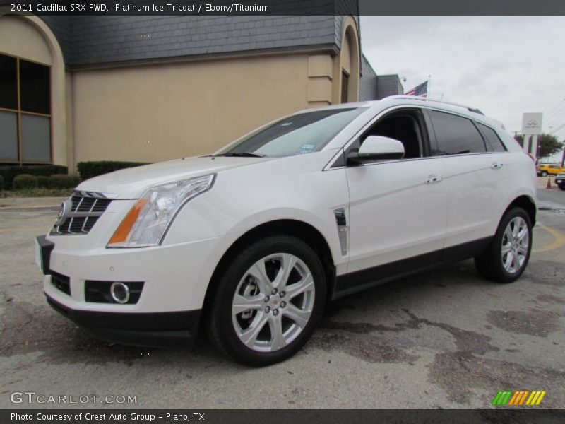 Platinum Ice Tricoat / Ebony/Titanium 2011 Cadillac SRX FWD