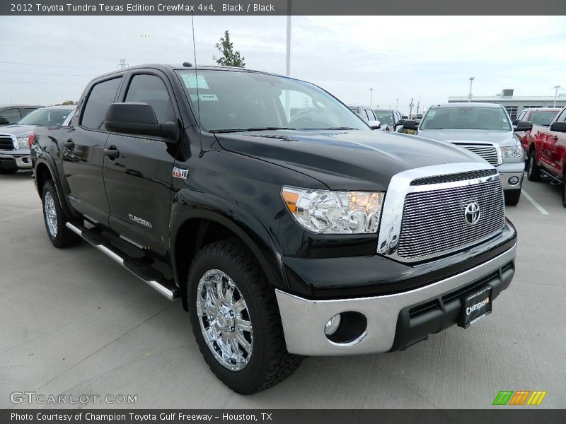 Black / Black 2012 Toyota Tundra Texas Edition CrewMax 4x4