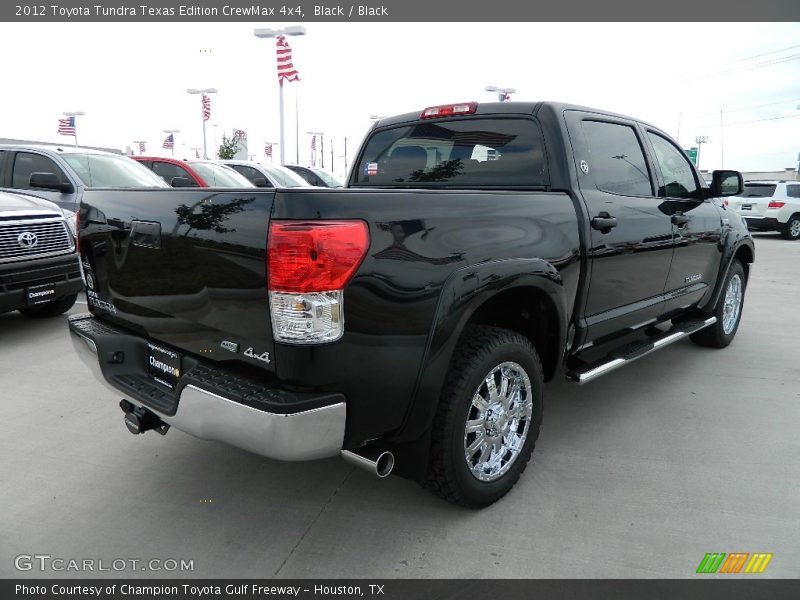 Black / Black 2012 Toyota Tundra Texas Edition CrewMax 4x4