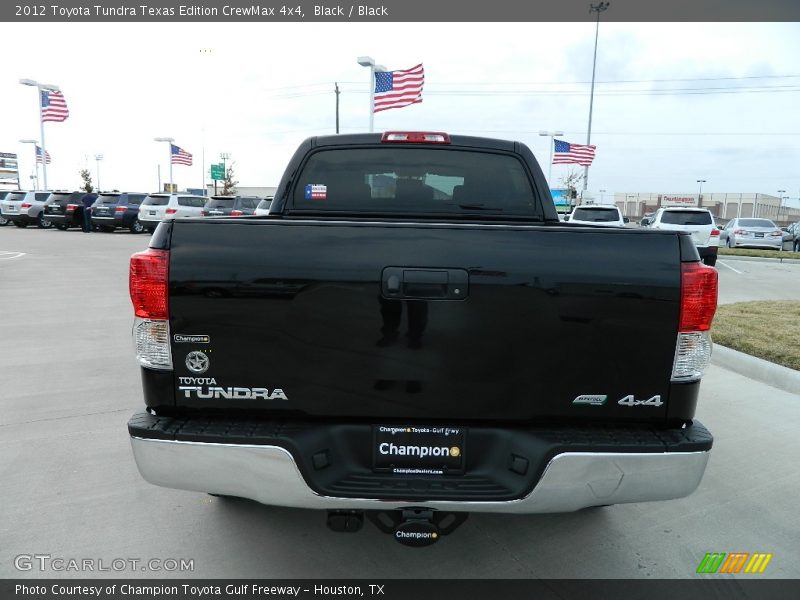 Black / Black 2012 Toyota Tundra Texas Edition CrewMax 4x4