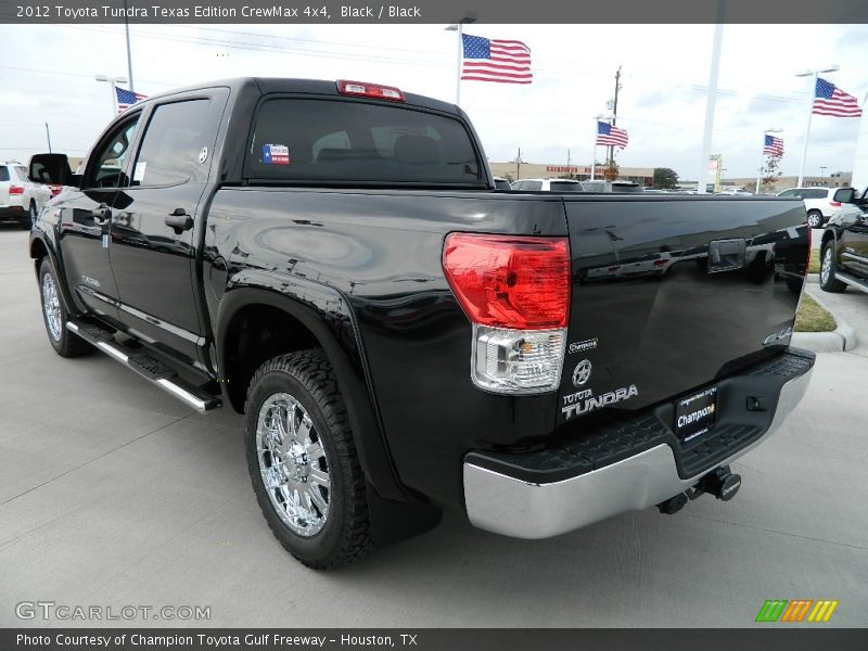 Black / Black 2012 Toyota Tundra Texas Edition CrewMax 4x4