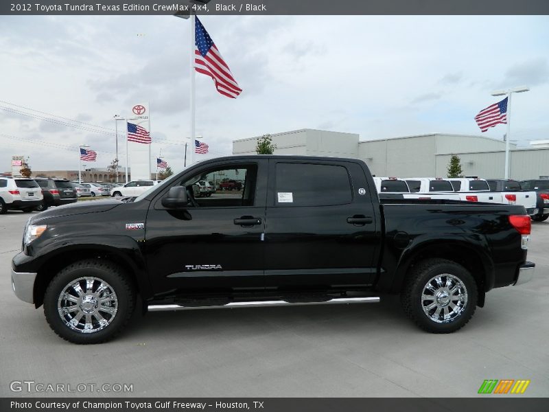 Black / Black 2012 Toyota Tundra Texas Edition CrewMax 4x4