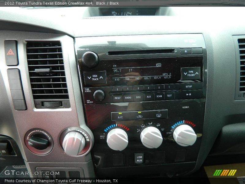 Black / Black 2012 Toyota Tundra Texas Edition CrewMax 4x4