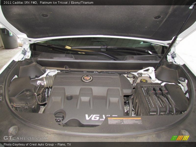 Platinum Ice Tricoat / Ebony/Titanium 2011 Cadillac SRX FWD