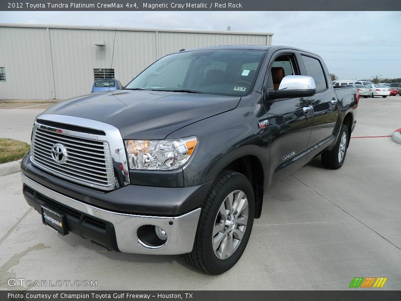 Magnetic Gray Metallic / Red Rock 2012 Toyota Tundra Platinum CrewMax 4x4