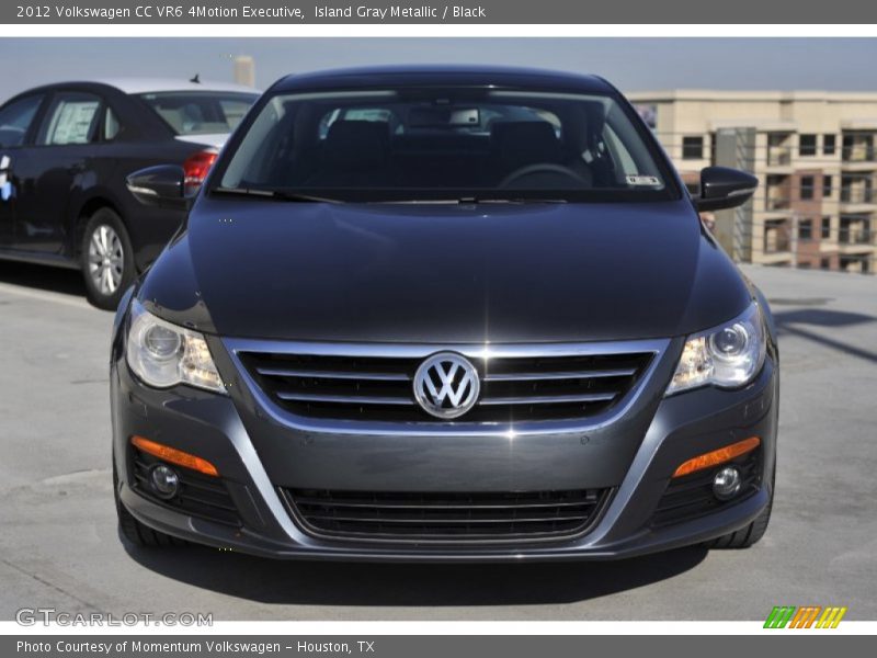 Island Gray Metallic / Black 2012 Volkswagen CC VR6 4Motion Executive