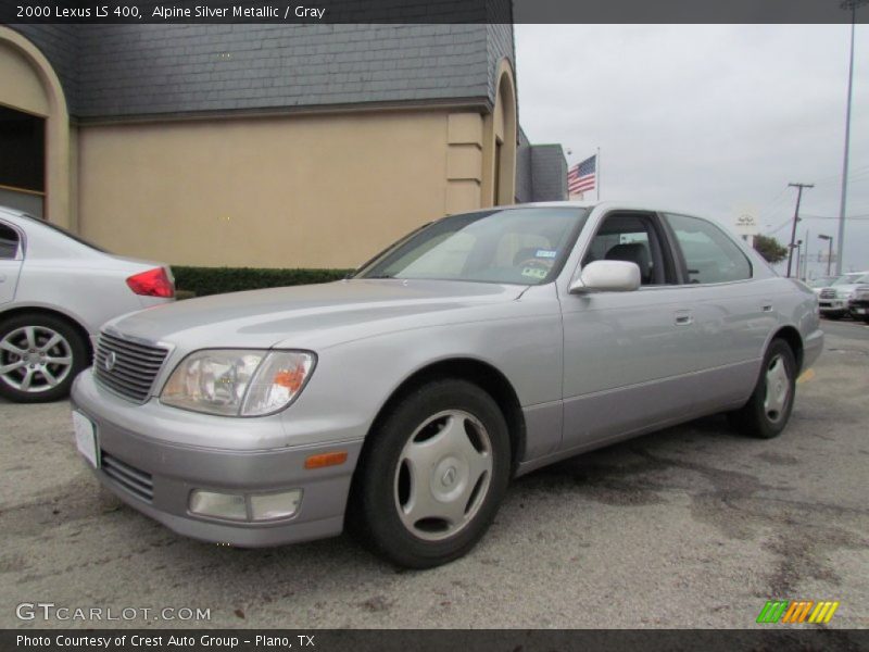 Alpine Silver Metallic / Gray 2000 Lexus LS 400