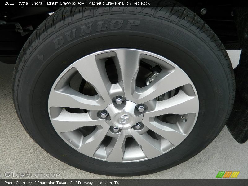Magnetic Gray Metallic / Red Rock 2012 Toyota Tundra Platinum CrewMax 4x4