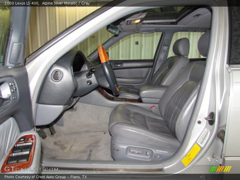 Alpine Silver Metallic / Gray 2000 Lexus LS 400