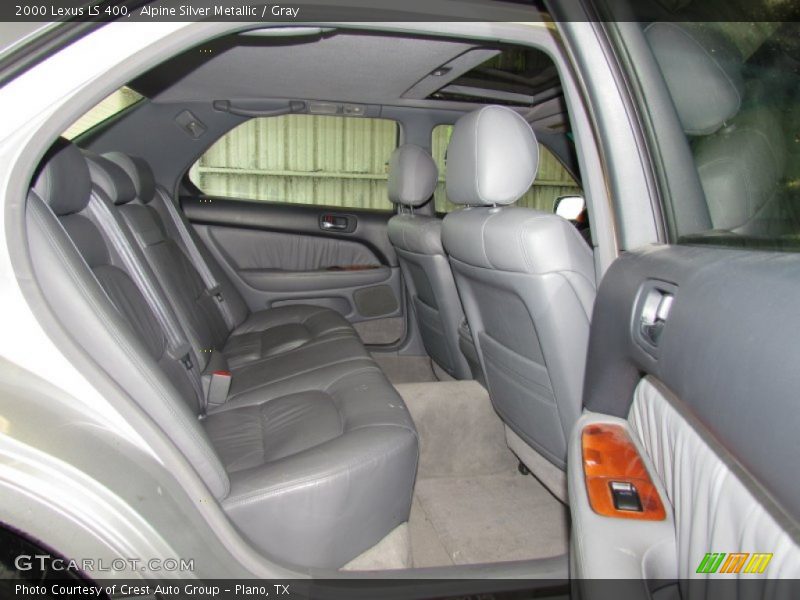 Alpine Silver Metallic / Gray 2000 Lexus LS 400