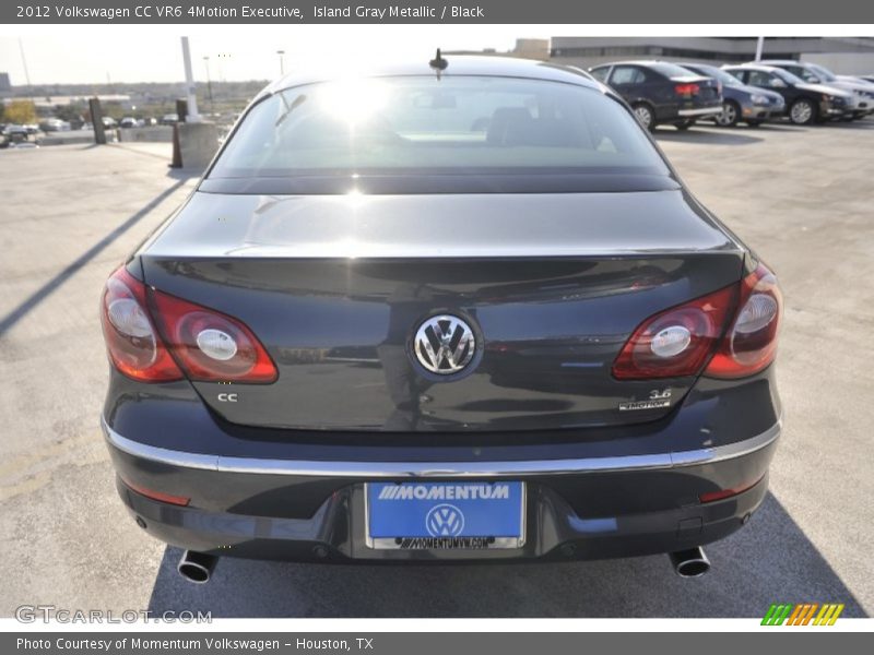Island Gray Metallic / Black 2012 Volkswagen CC VR6 4Motion Executive