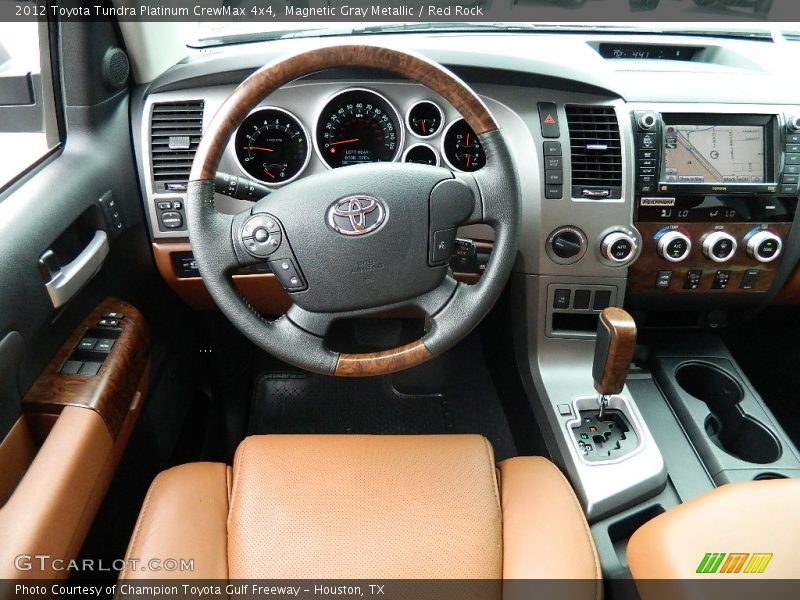 Magnetic Gray Metallic / Red Rock 2012 Toyota Tundra Platinum CrewMax 4x4